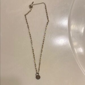 Gold “A” Necklace